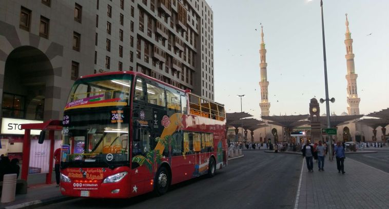 tour bus in madinah